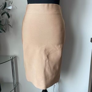 Fashion Nova Tan High Waisted Skirt